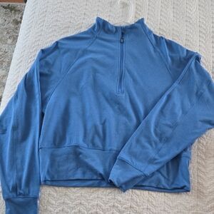 Danskin Blue Half-Zip Women's Top